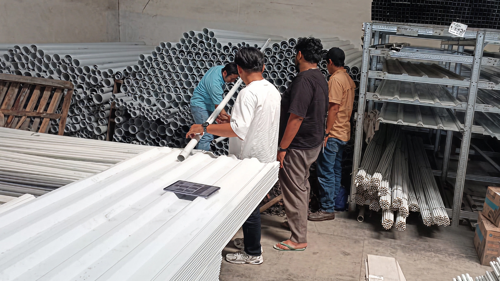 Dokumentasi pengiriman Gudang Pipa 3