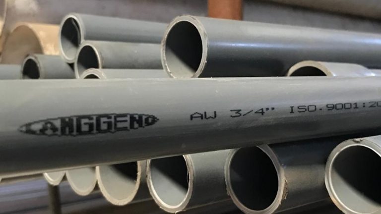 Pipa PVC Langgeng warna abu-abu untuk proyek bangunan