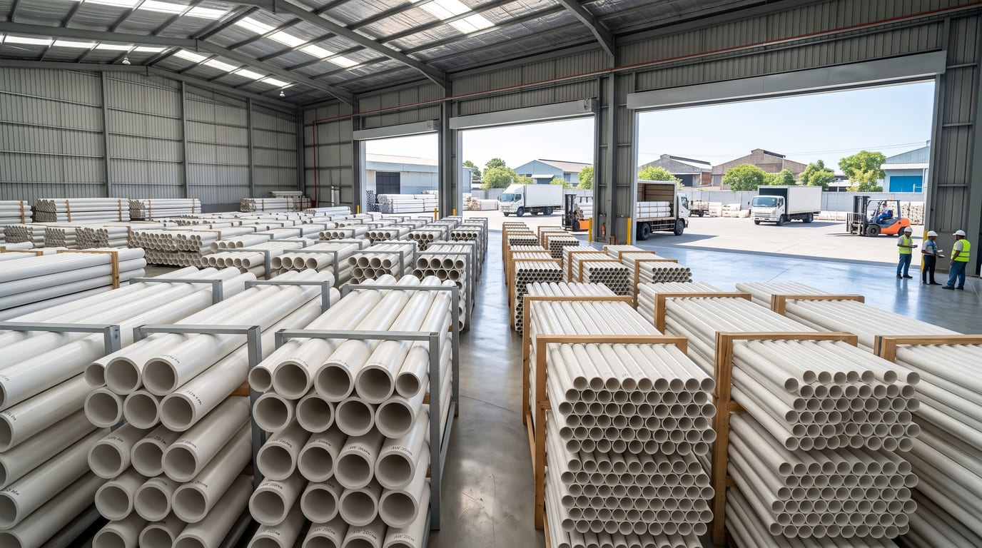 Gudang Pipa distributor penyedia pipa PVC kelas AW dan D terlengkap di Surabaya dan Gresik